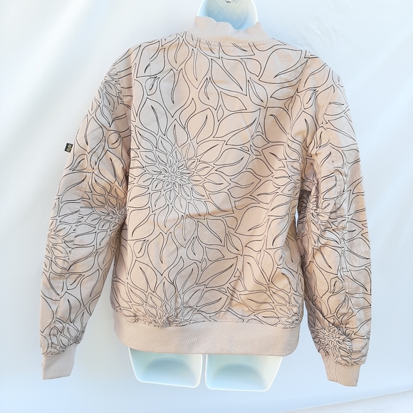 ALPHA INDUSTRIES MA-1 D.I.Y. Mauve Jacket - Picture 4 of 13